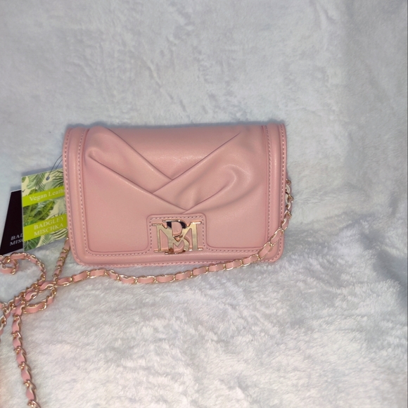 NWT Badgley Mischka small Crossbody pink - Picture 4 of 5